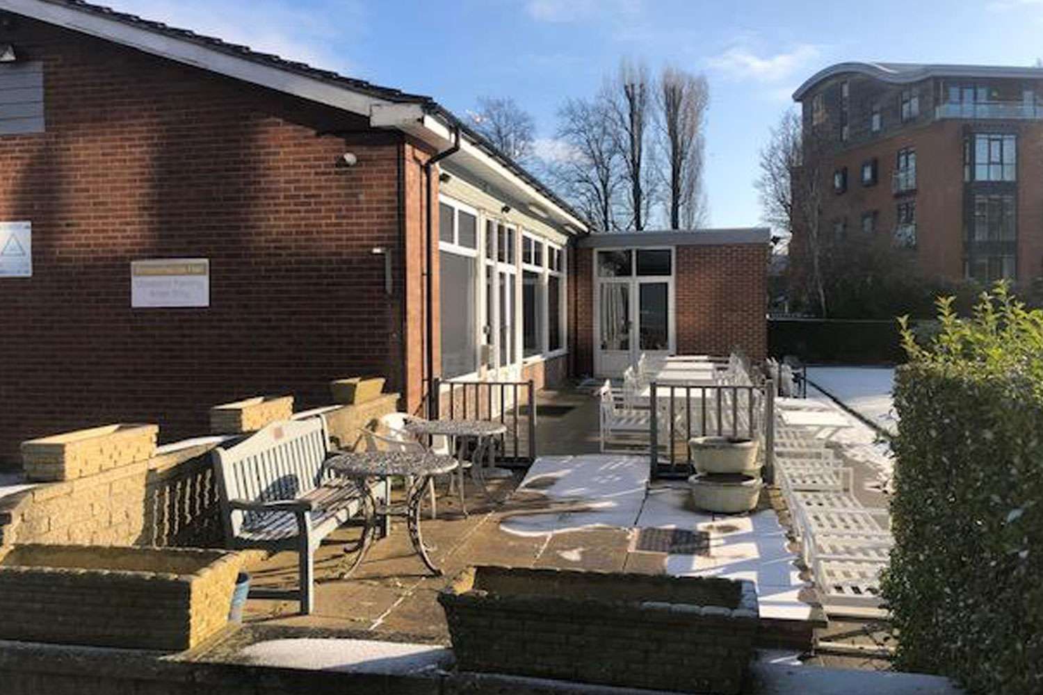 Solihull RBL Club patio area