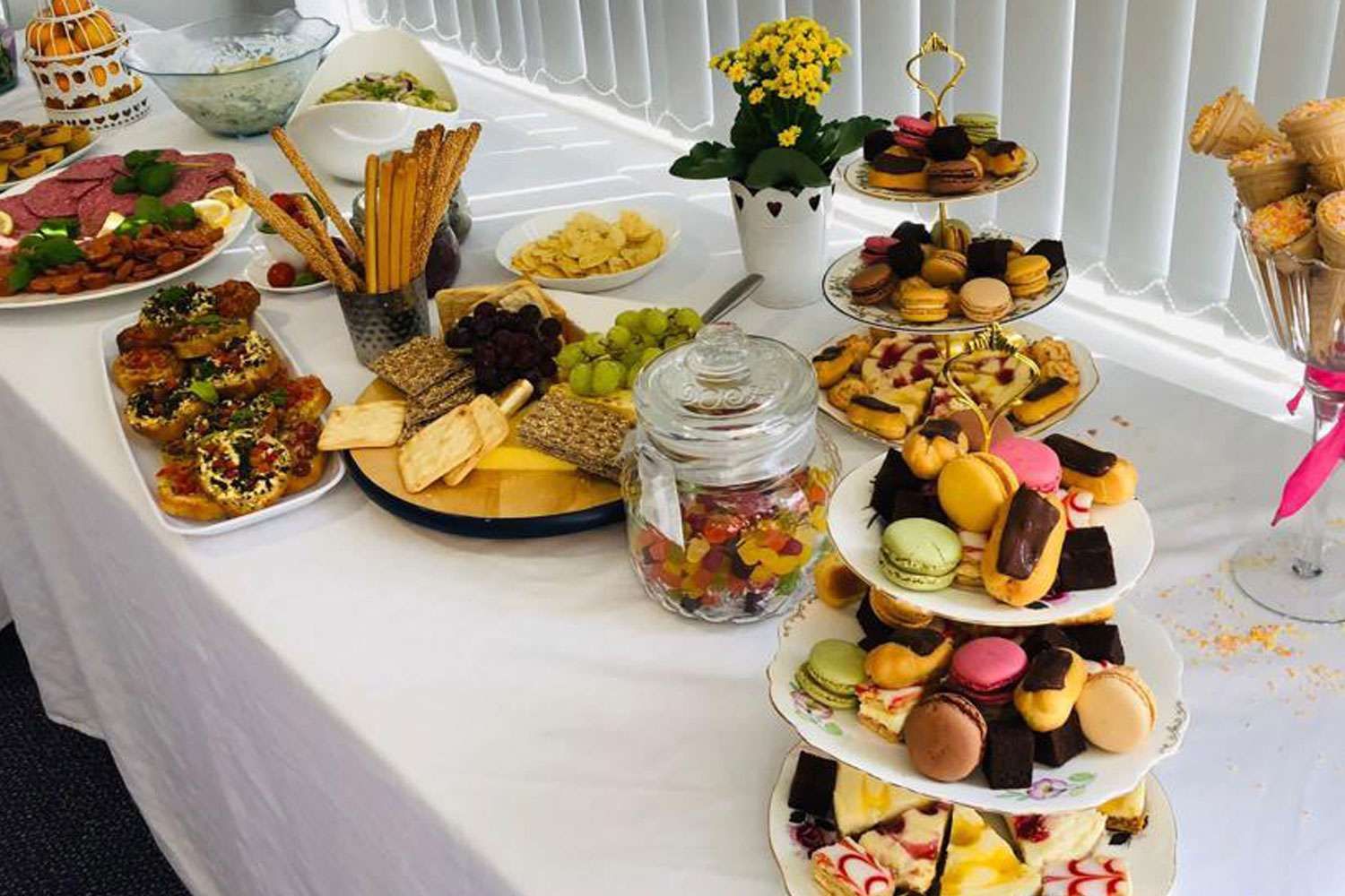 cakes on table